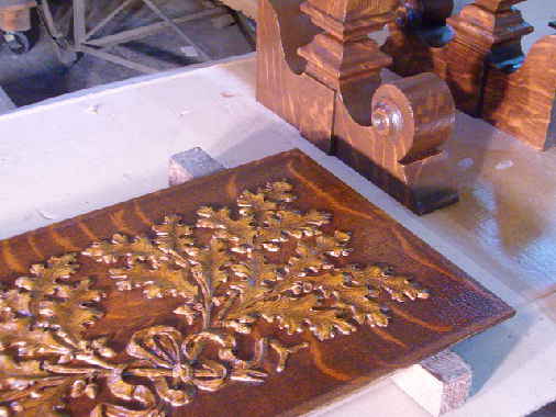 Music rest panels refinished Music rest panels refinished